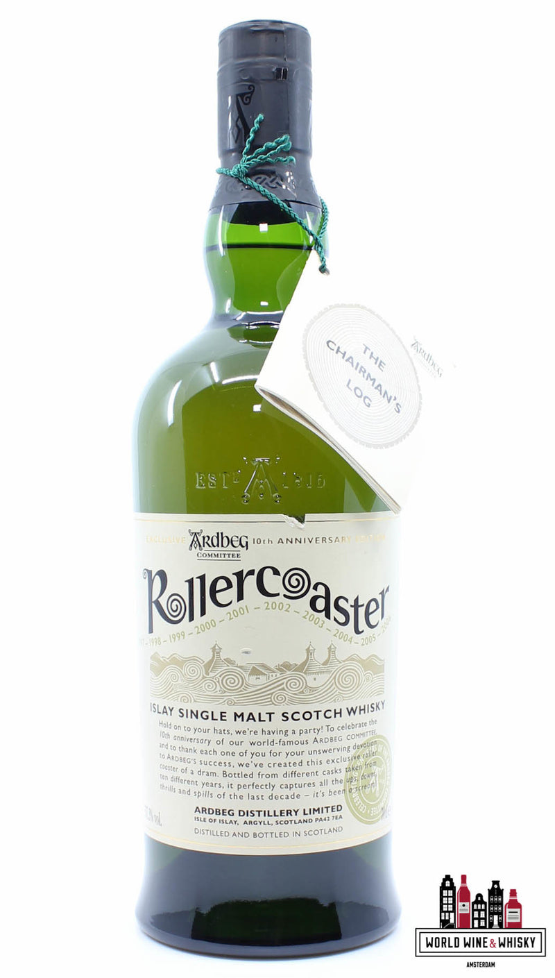 Ardbeg Rollercoaster 2009 - 10-jarig jubileumcomité Bottelen 57,3% (1 van 12000)