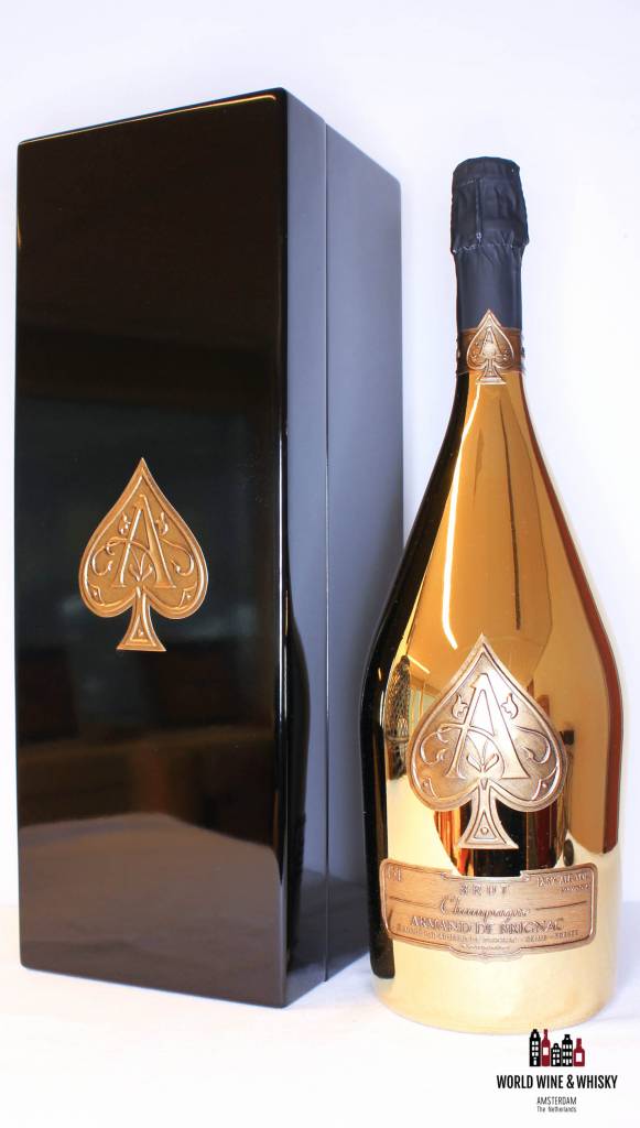 Armand de Brignac Gold Champagne Brut 12.5% ​​1,5L Magnum - in luxe koffer (1500 ml)