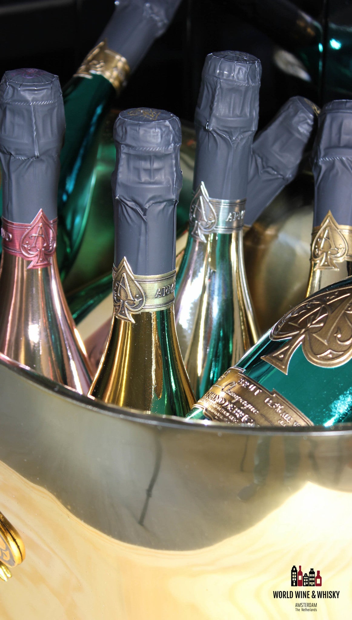 Armand de Brignac Gold Champagne koeler/ijsemmer XL 'Ace of Spades' (voor 7 flessen)