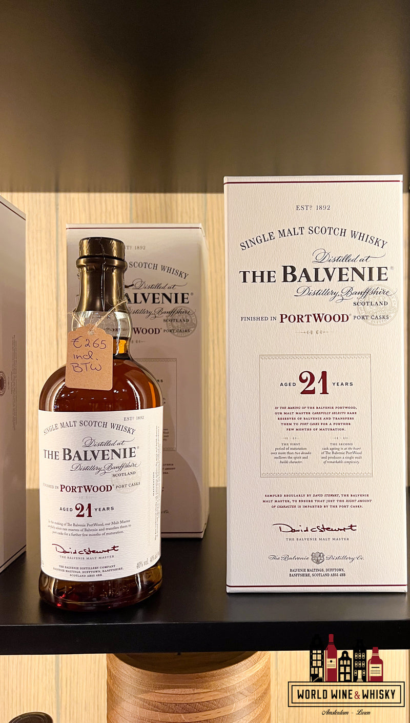 Balvenie 21 jaar oud 2022 - PortWood 40%