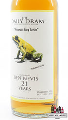 Ben Nevis 21 jaar oud 1996 2018 - Poisonous Frog-serie - The Daily Dram 50,6%