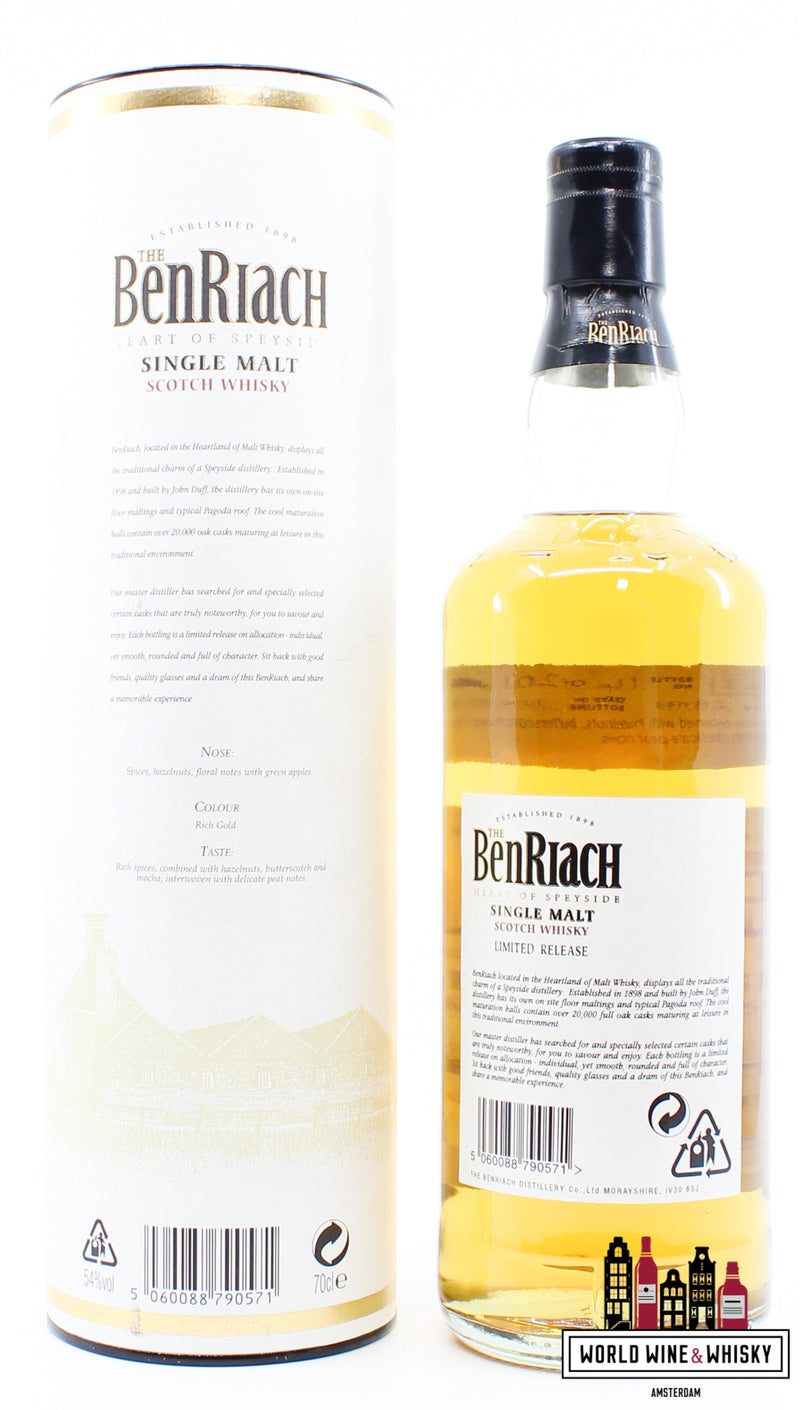 BenRiach 28 jaar oud 1978 2006 - Beperkte release - Single Cask Bottling Batch 3 - Cask 1596 54% (1 van 201)