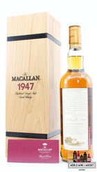 Macallan 15 Years Old 1947 1962 - Fine &amp; Rare (opnieuw gebotteld in 2008) 45,4% (in luxe houten kist)