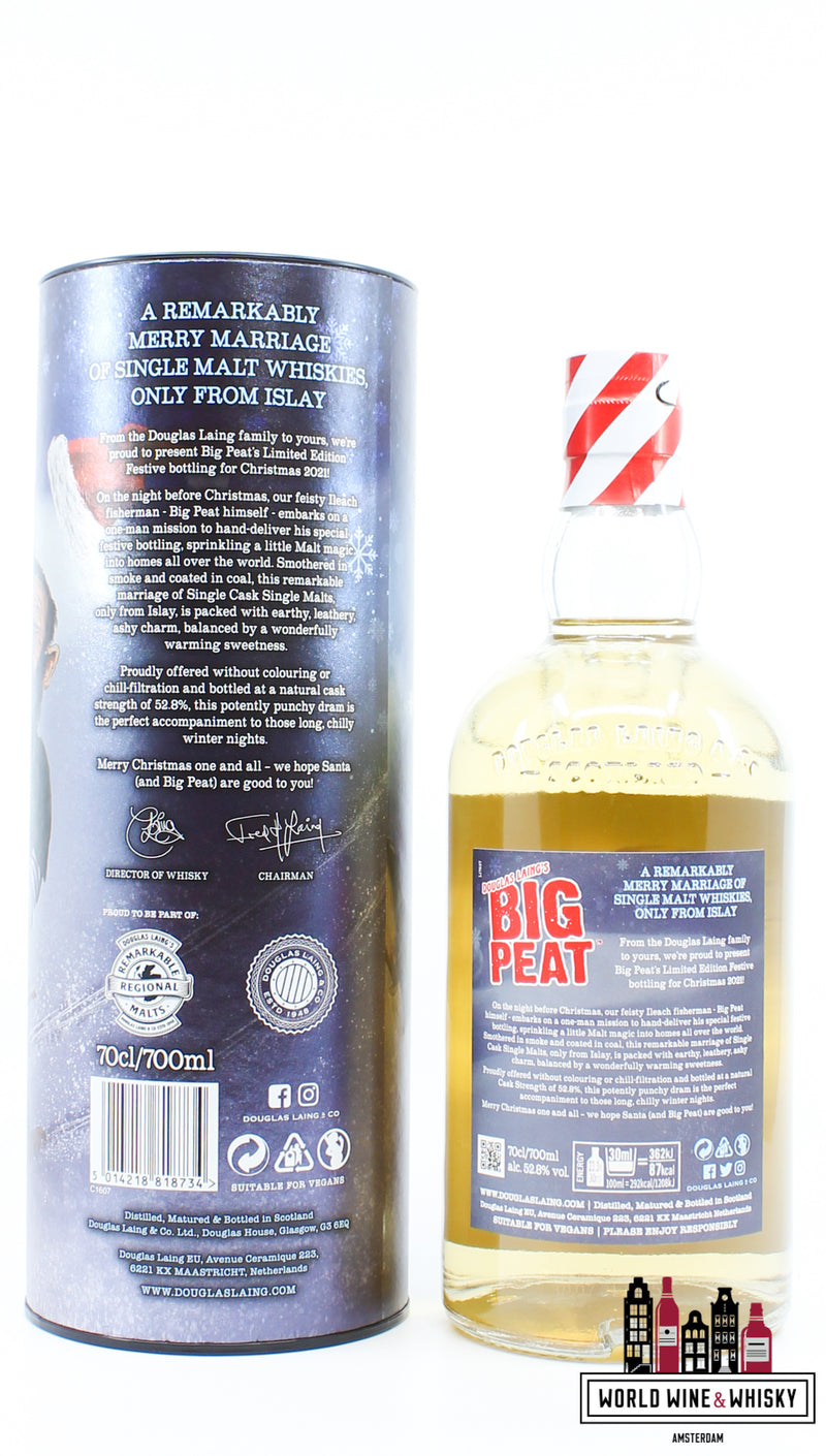 Big Peat 2021 - Kersteditie - Limited Edition - Douglas Laing 52,8%