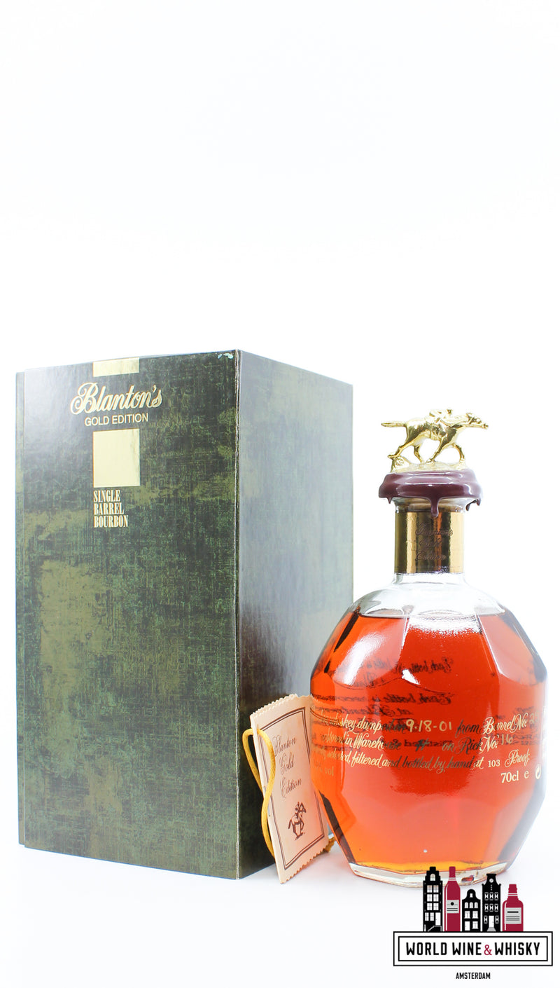Blanton's 2001 Gold Edition - Vat 25 - Kentucky Single Barrel Straight Bourbon Whiskey 51,5% (103 Proof)