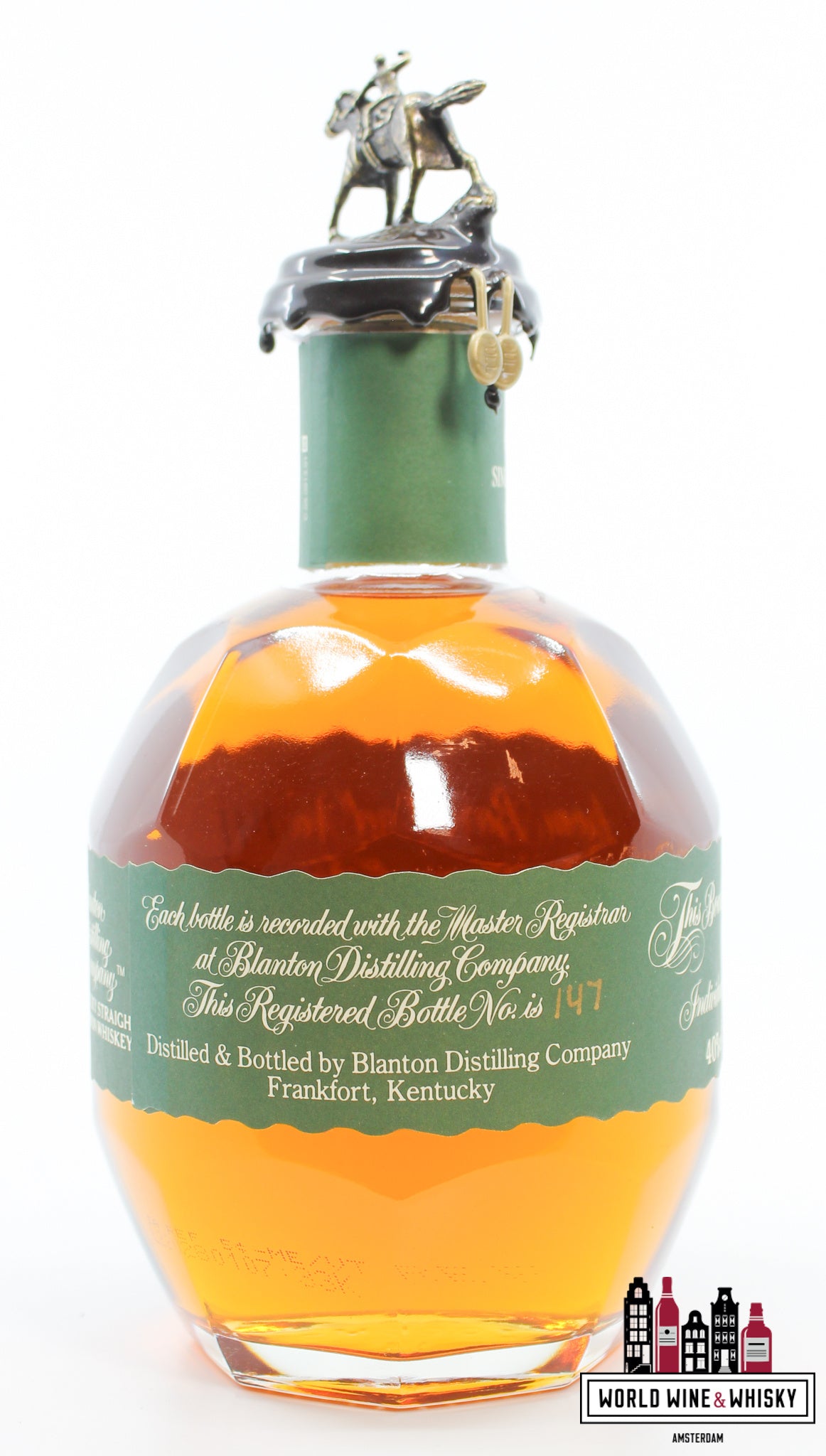Blanton's 2022 - Single Barrel Bourbon - Special Reserve - Vat 141 40% (groen label)
