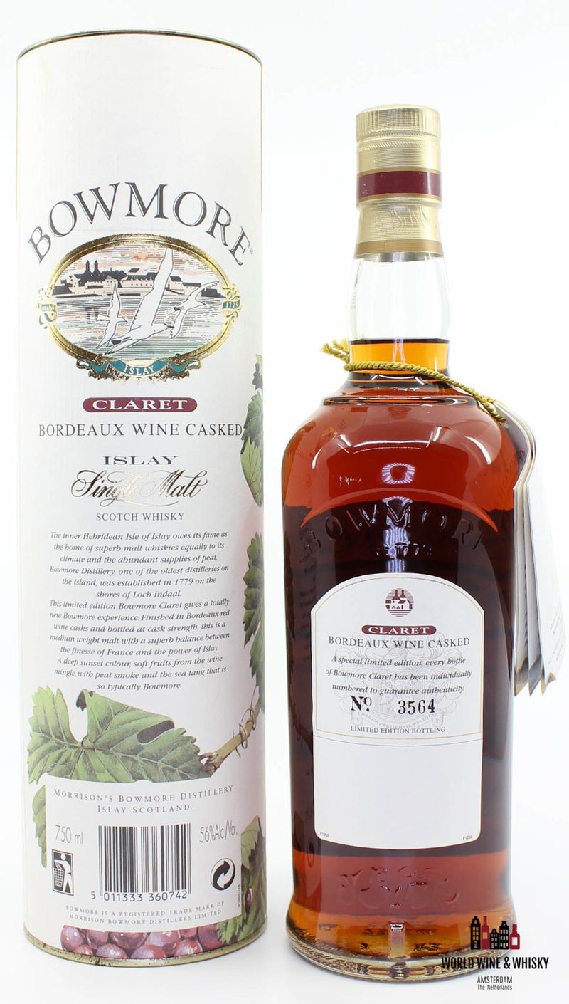 Bowmore 1999 Claret - Bordeaux wijn op vat 56% (750 ml)