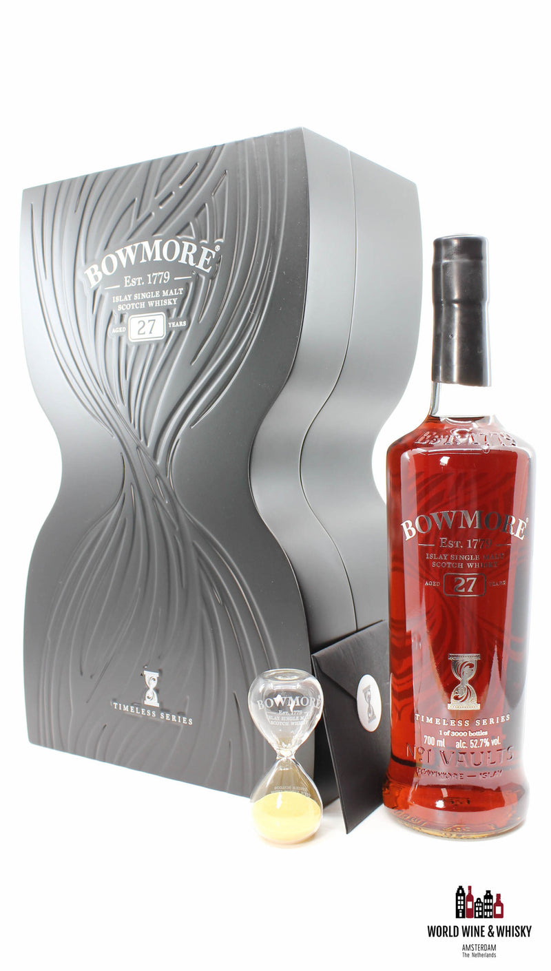 Bowmore 27 jaar oud 2020 - Timeless Series - Volledige set 52,7% (1 van 3000)