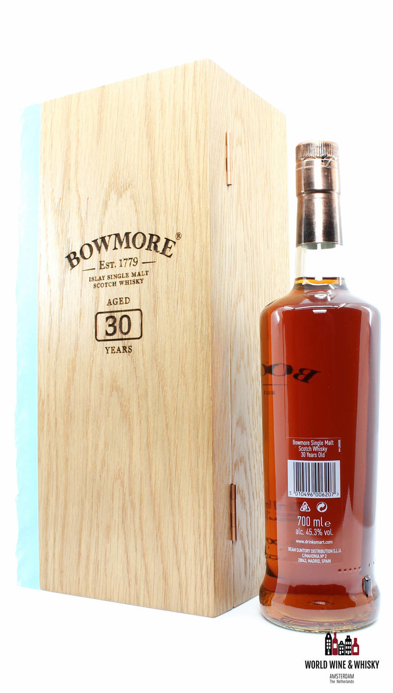 Bowmore 30 jaar oud 1989 2020 45,3% (1 van 2580) - Volledige set