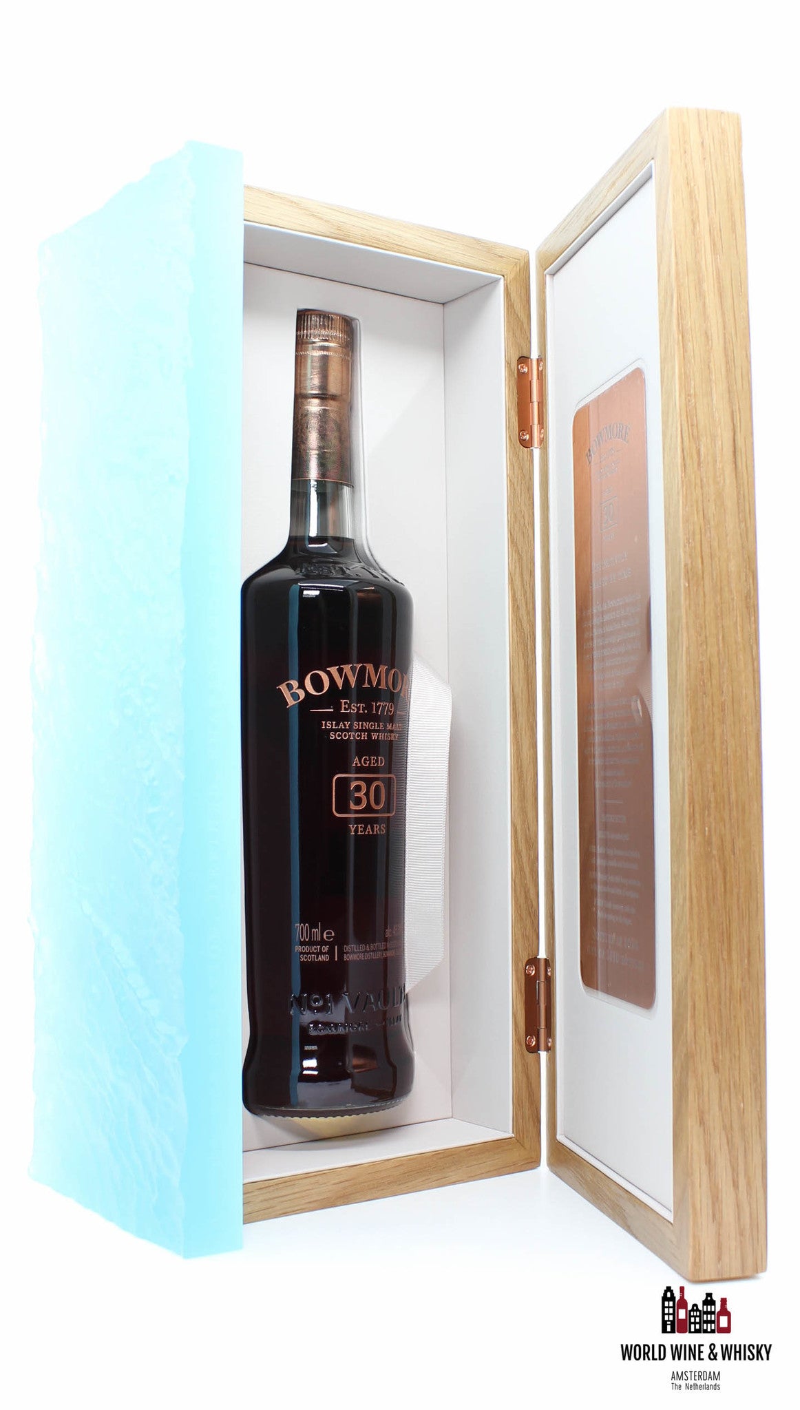 Bowmore 30 jaar oud 1989 2020 45,3% (1 van 2580) - Volledige set