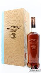 Bowmore 30 Years Old - Editie 2021 (Gebotteld in 2020) 45,1% (1 van 2976) - Volledige set