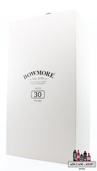Bowmore 30 Years Old - Editie 2021 (Gebotteld in 2020) 45,1% (1 van 2976) - Volledige set