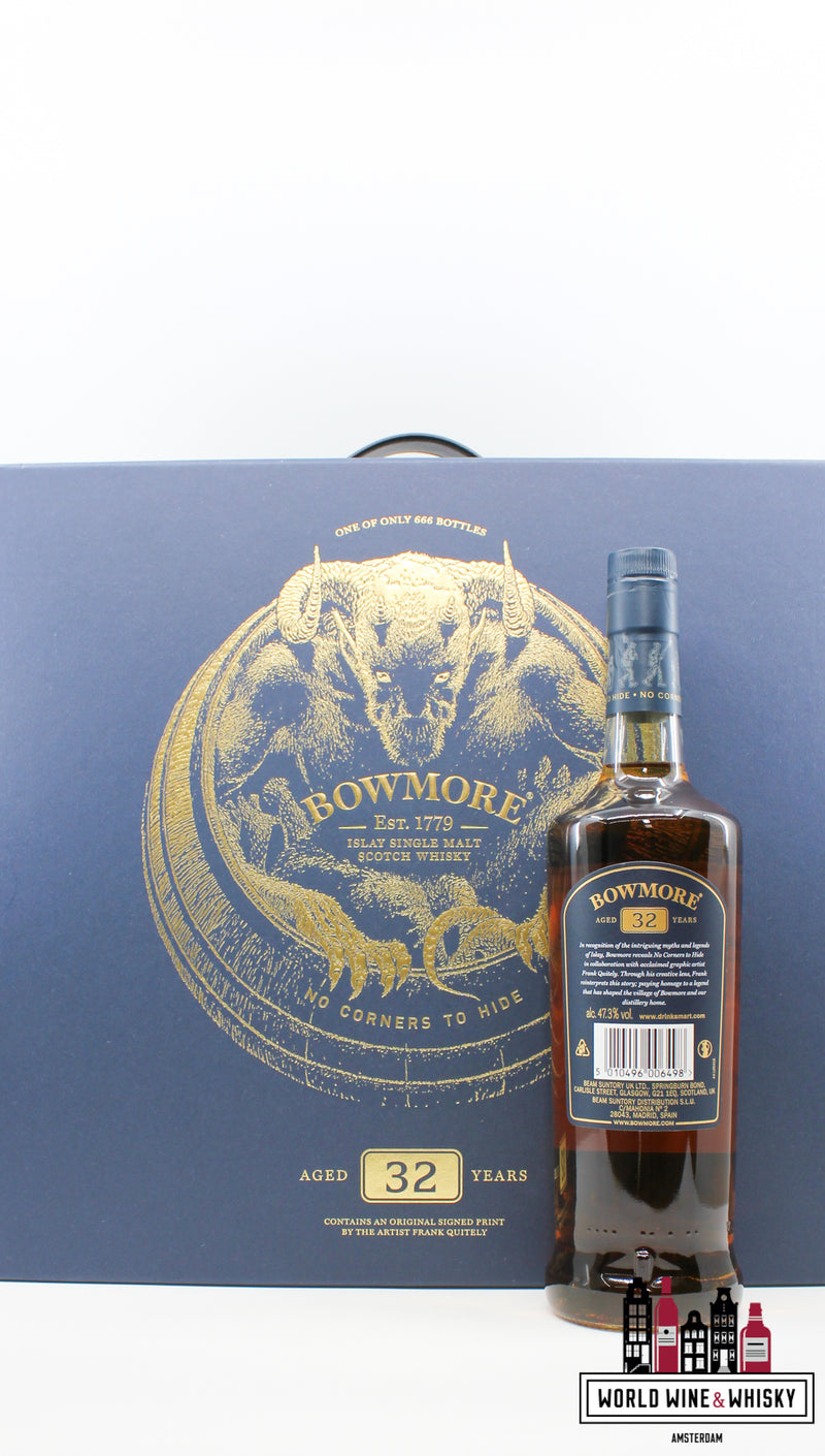 Bowmore 32 jaar oud 2021 - Geen hoeken om te verbergen - Exclusief voor reisdetailhandel 47,3% (1 van 666)
