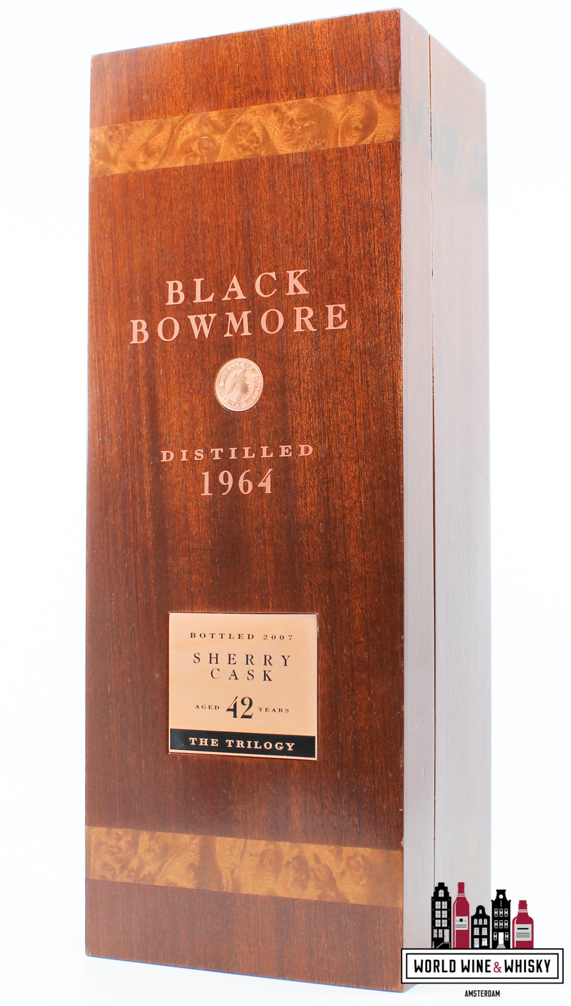Bowmore 42 jaar oud 1964 2007 - Zwart Bowmore - De trilogie 40,5% (1 van 827)