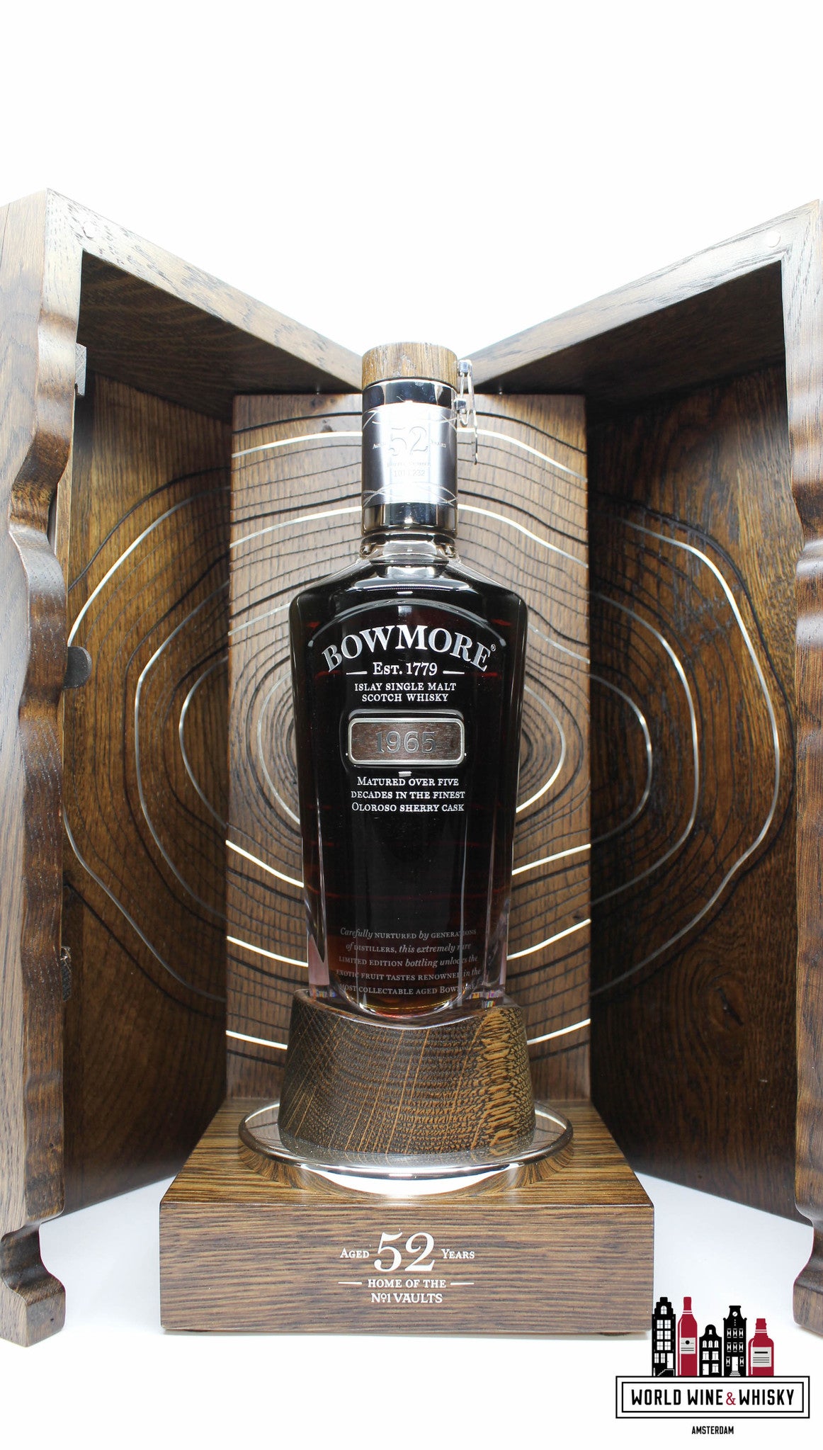 Bowmore 52 jaar oud 1965 2018 42% (1 van 232) - Volledige set