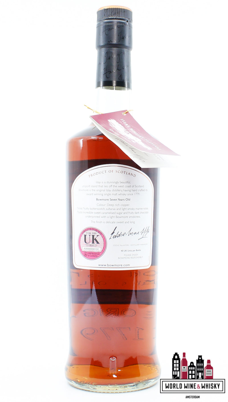 Bowmore 7 Years Old 2000 2007 - Feis Ile 2007 Islay Whisky Festival 57,1% (1 van 700)