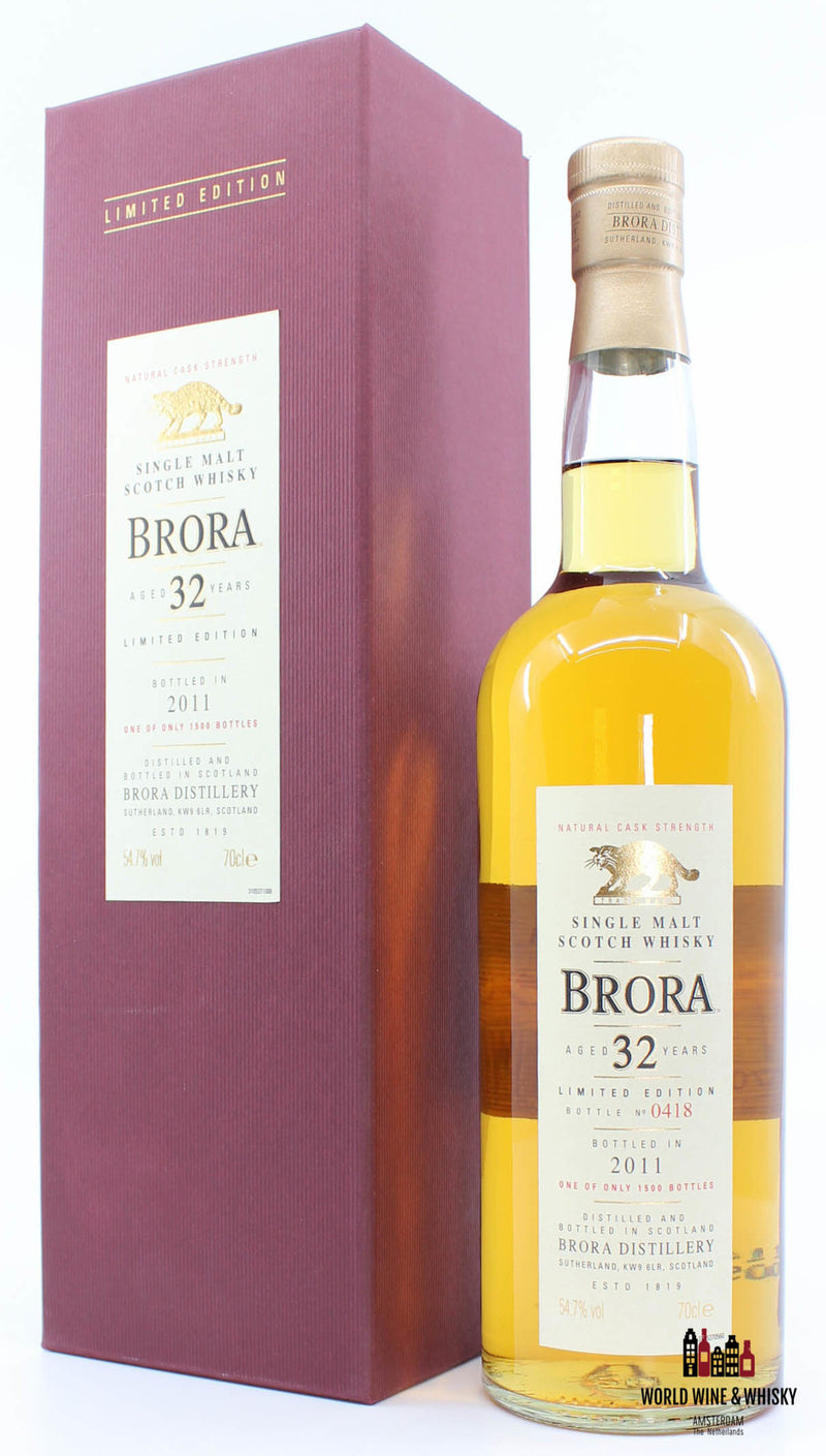 Brora 10e release 32 jaar oud 1978 2011 Limited Edition 54,7%