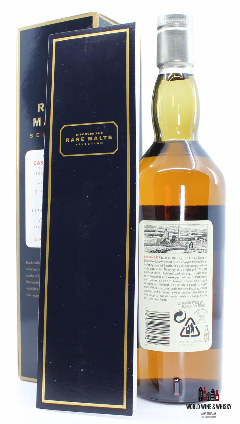 Brora 24 Years Old 1977 2001 Rare Malts Selection 56,1% (1 van 6000)