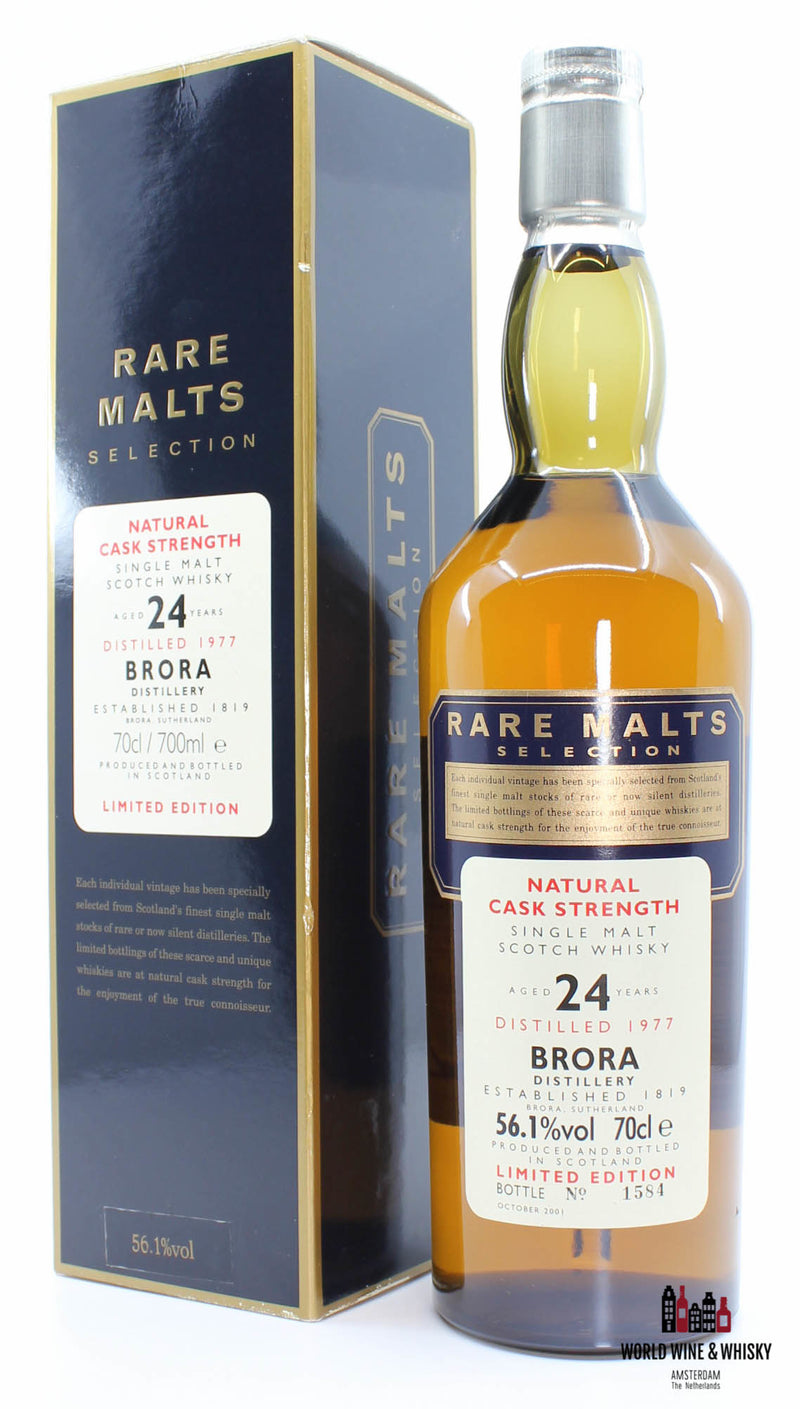 Brora 24 Years Old 1977 2001 Rare Malts Selection 56,1% (1 van 6000)