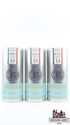 Bruichladdich 14 jaar oud 1993 2007 - De Italiaanse collectie 46% 1 van 3000 (volledige set)