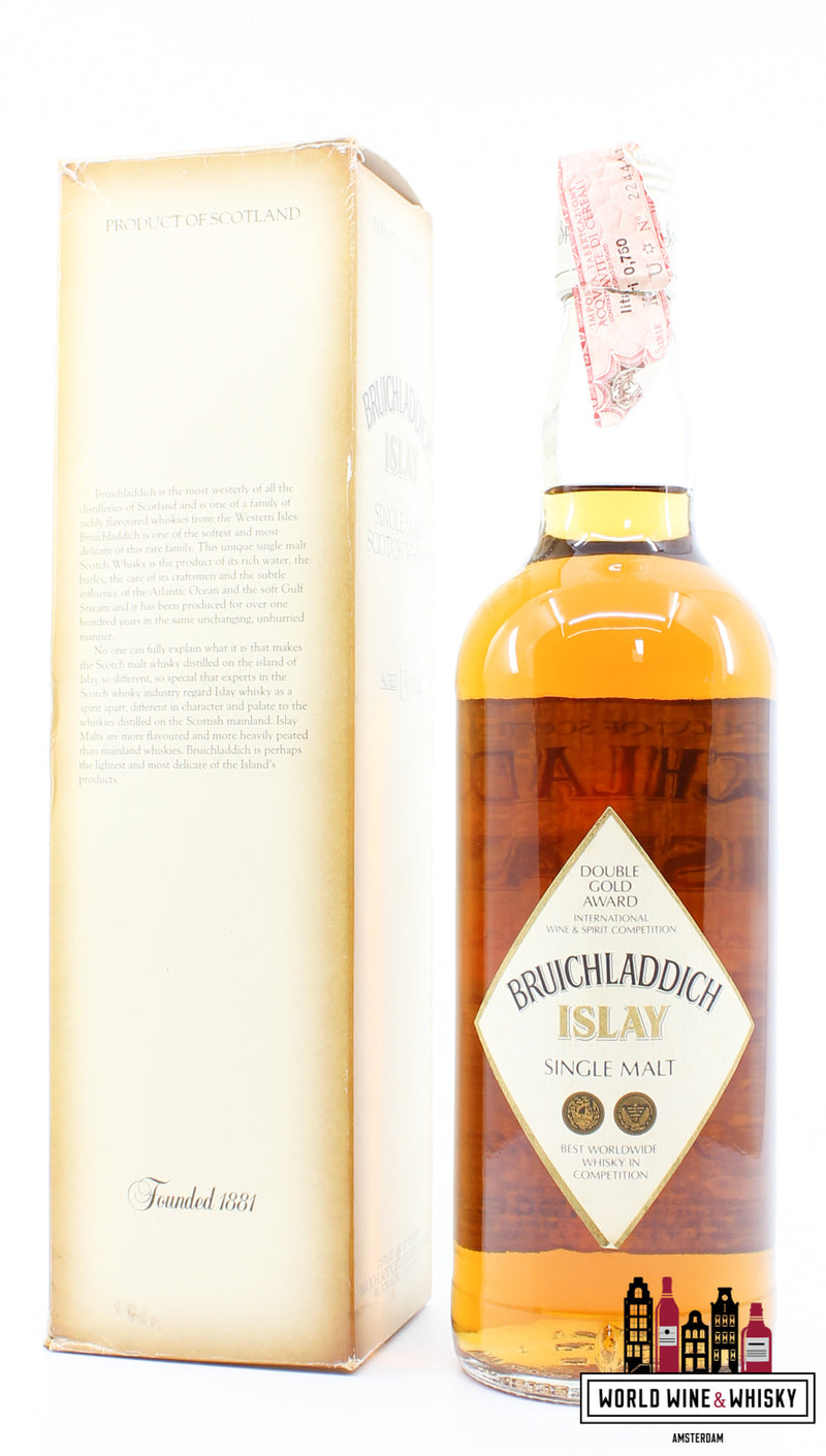 Bruichladdich 15 jaar oud - "Islay" - F.lli Rinaldi importatori (import) 43% 75cl