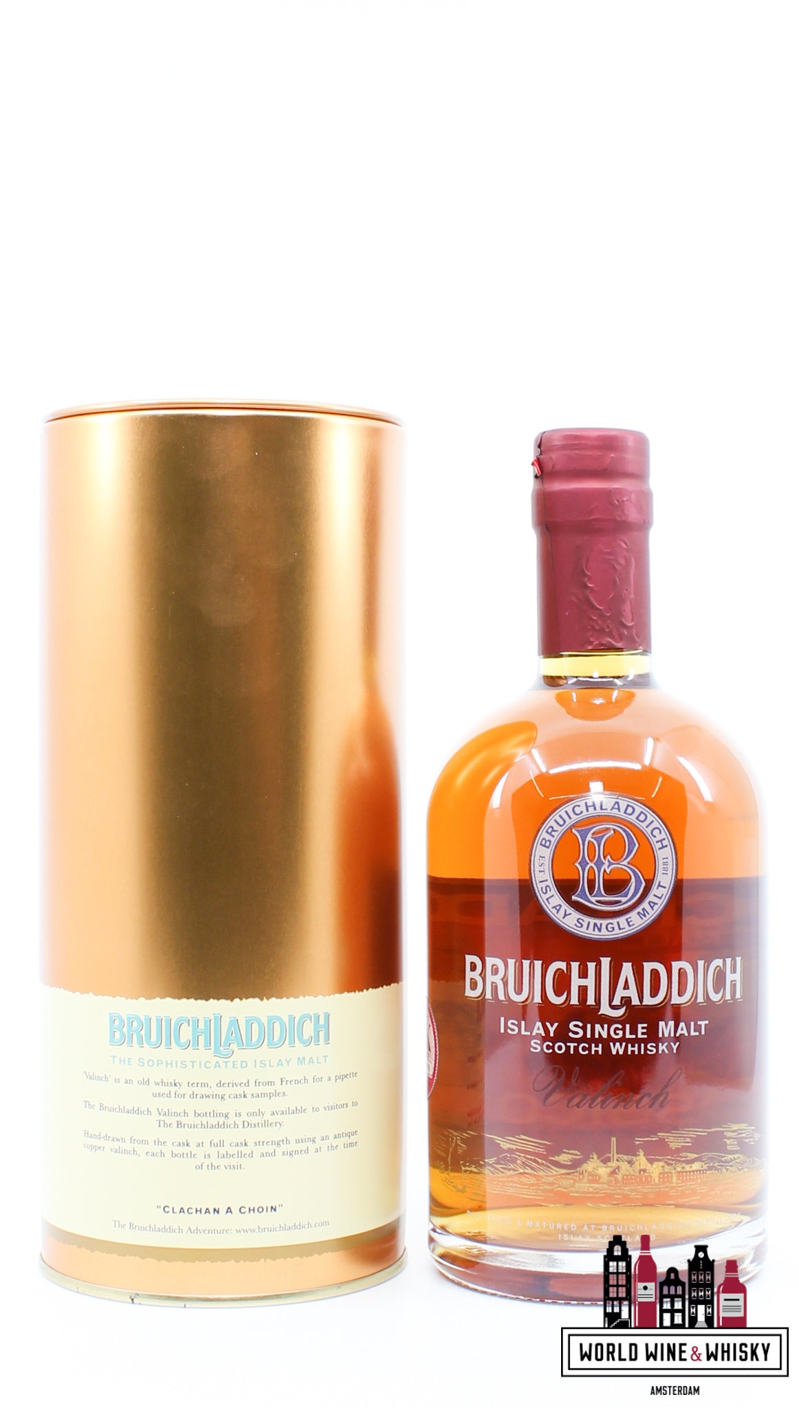 Bruichladdich 20 Years Old 1992 2012 - El Classico Valinch - Alleen distilleerderij - Vat 516 50% (1 van 650)
