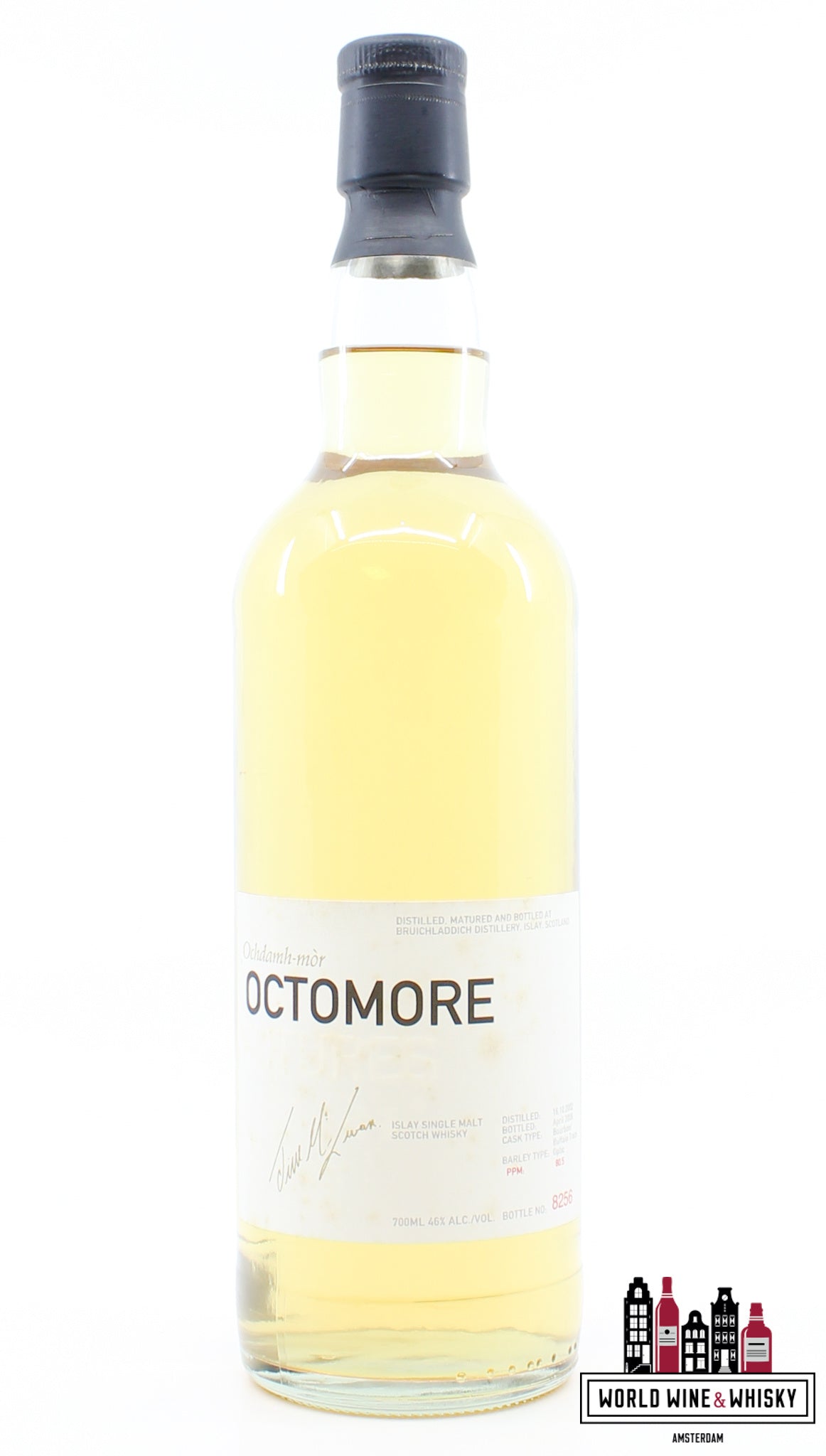 Bruichladdich 2002 2008 - Octomore - Ochdamh-mor - PPM 80,5 46% (1 van 9600)