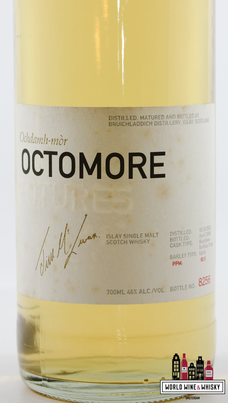 Bruichladdich 2002 2008 - Octomore - Ochdamh-mor - PPM 80,5 46% (1 van 9600)