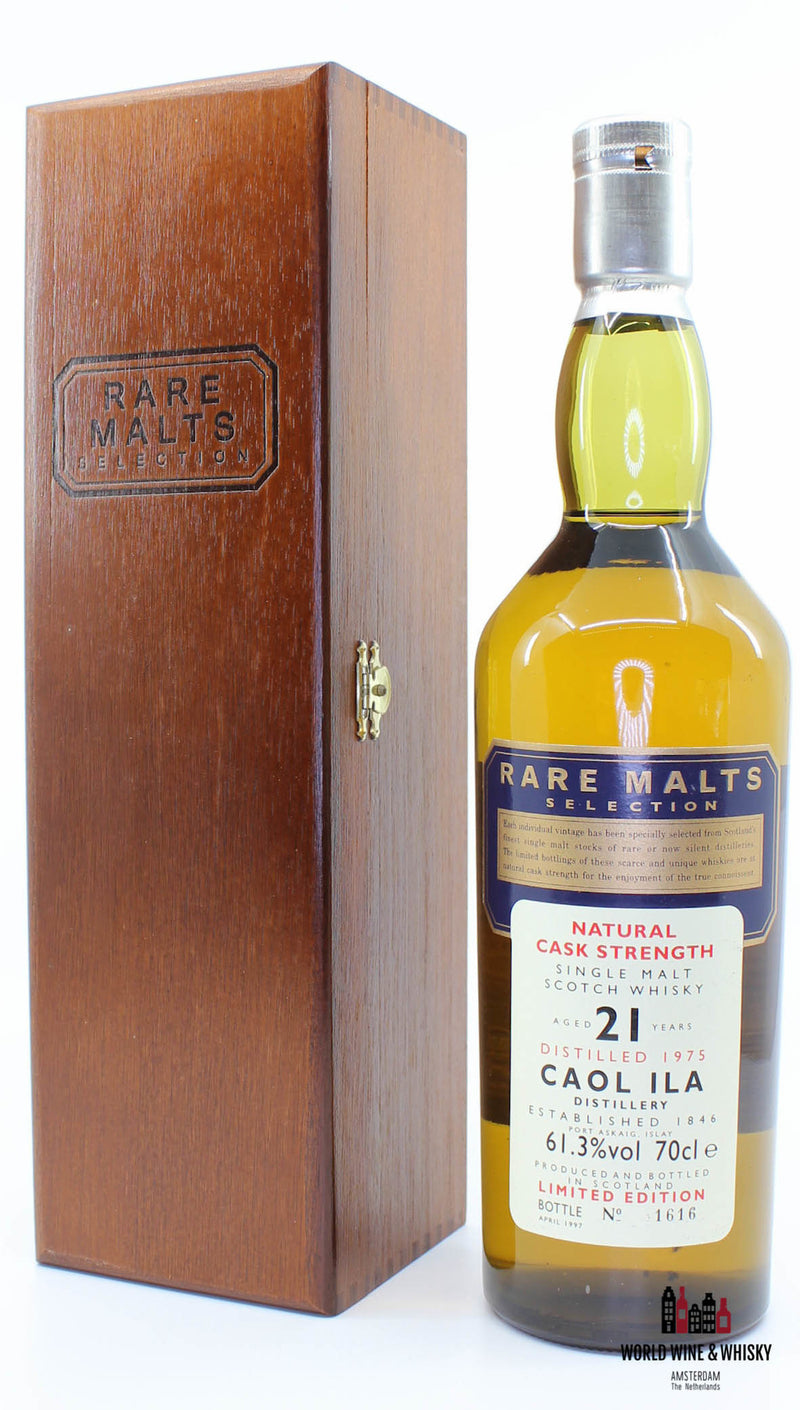 Caol Ila 21 Years Old 1975 1997 Rare Malts Selection 61,3% (in houten doos)