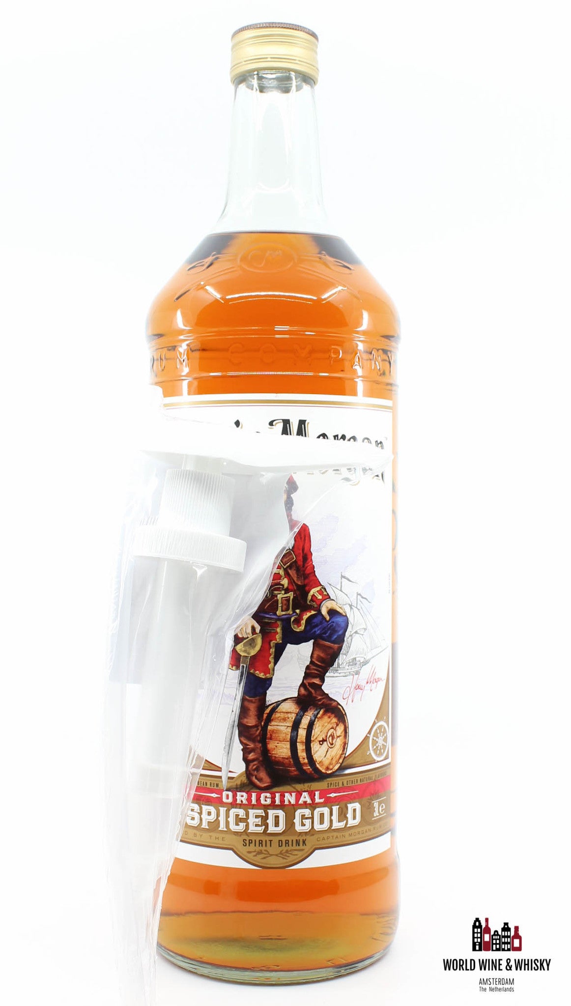 Captain Morgan - Spiced Gold - incl. dispenser 35% 3L XXL (3 Liter)
