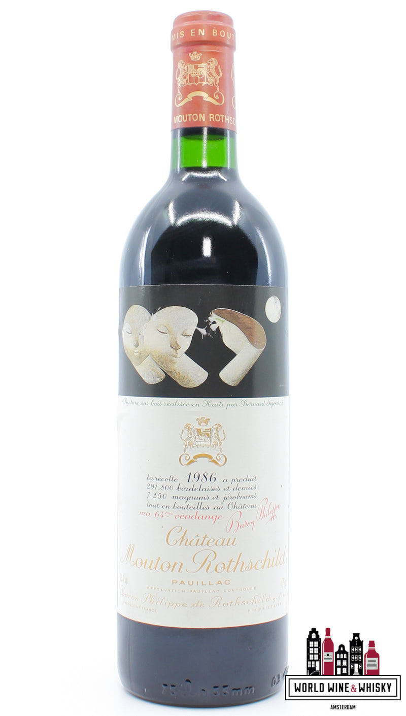Chateau Mouton Rothschild 1986 (100 Parkerpunten)