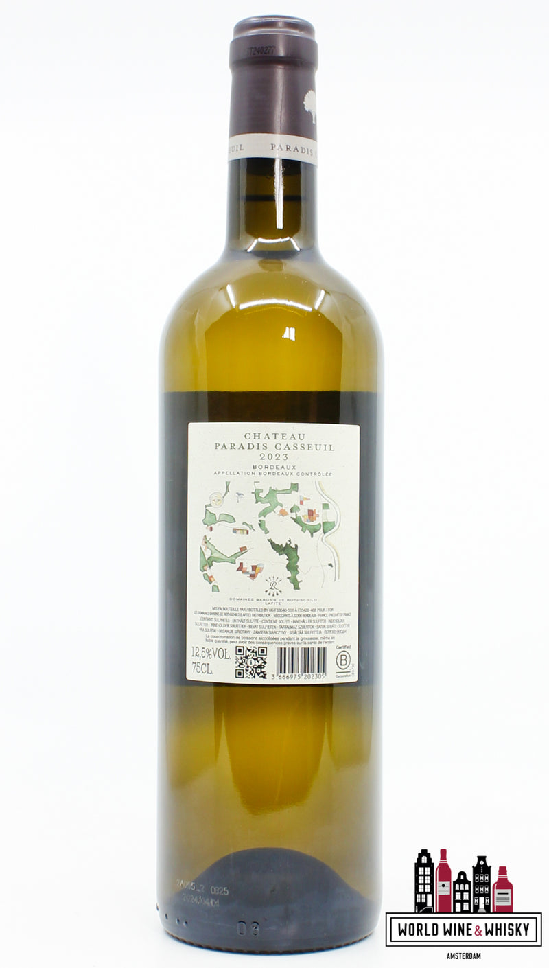 Chateau Paradis Casseuil 2023 blanc (Lafite - Domaines Barons de Rothschild)