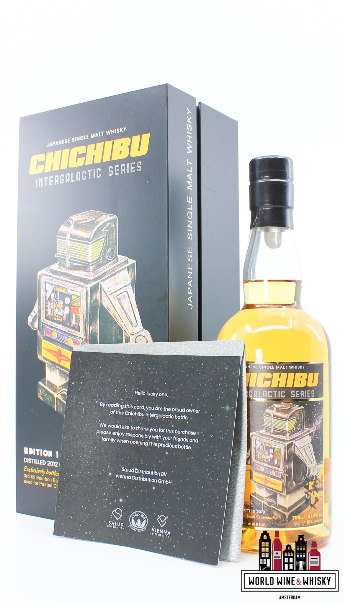 Chichibu 7 Years Old 2012 2019 - Intergalactic Series Editie 1 - Cask 2112 63,5% (1 van 182)