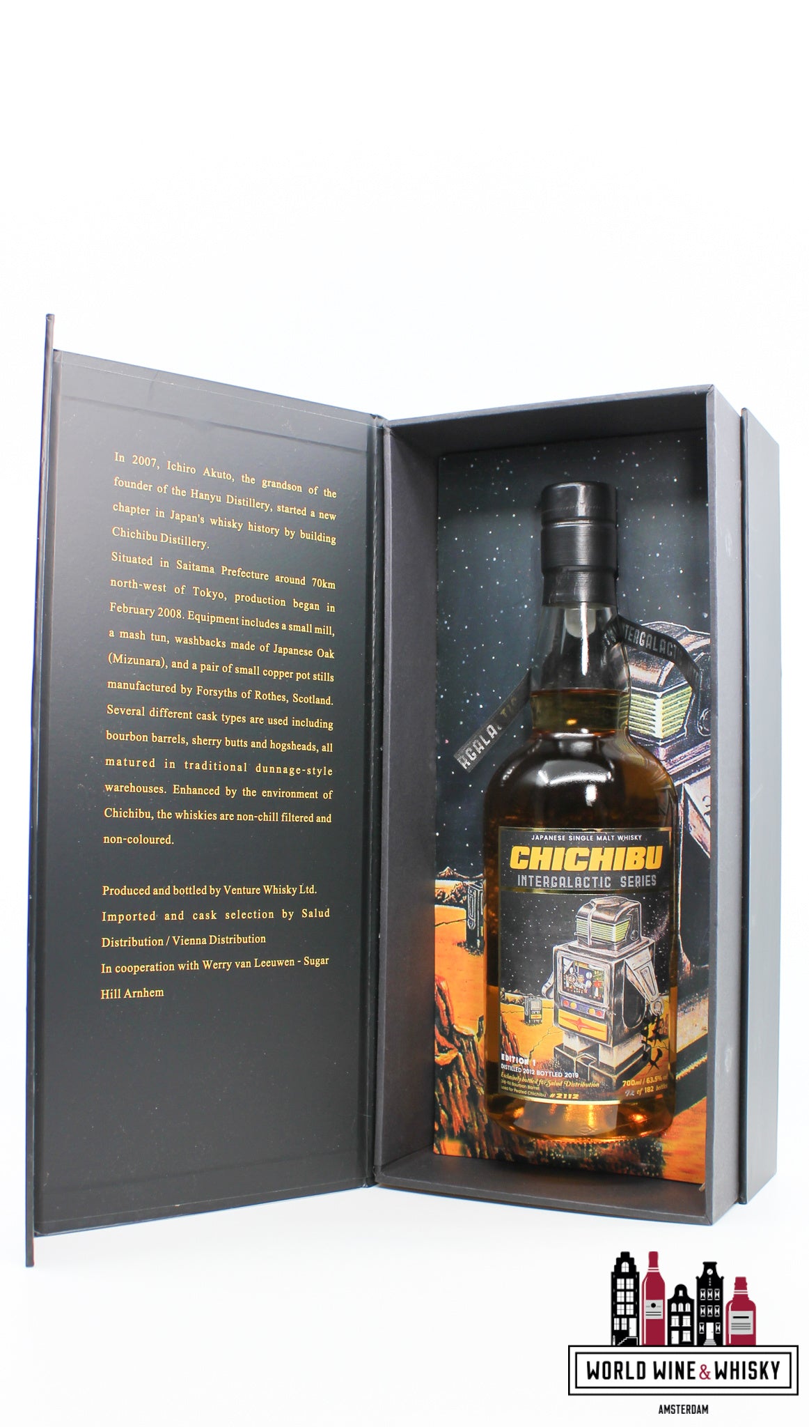 Chichibu 7 Years Old 2012 2019 - Intergalactic Series Editie 1 - Cask 2112 63,5% (1 van 182)