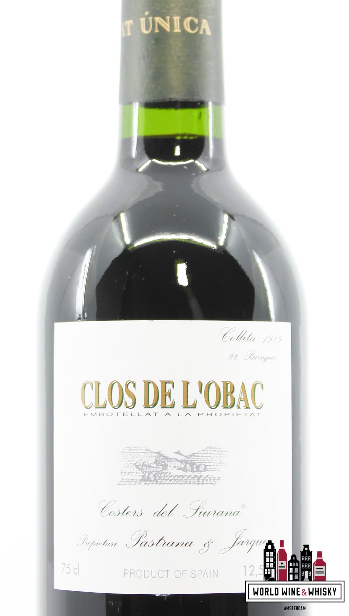 Clos de L'Obac - Costers del Siurana 1989 (in OWC)