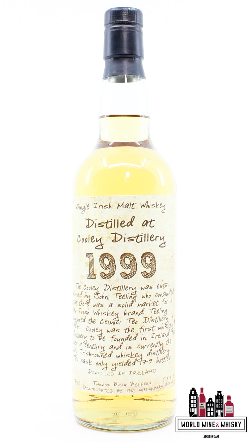 Cooley 13 jaar oud 1999 2012 - Handgeschreven label - Thosop Import 53,3% (1 van 179)