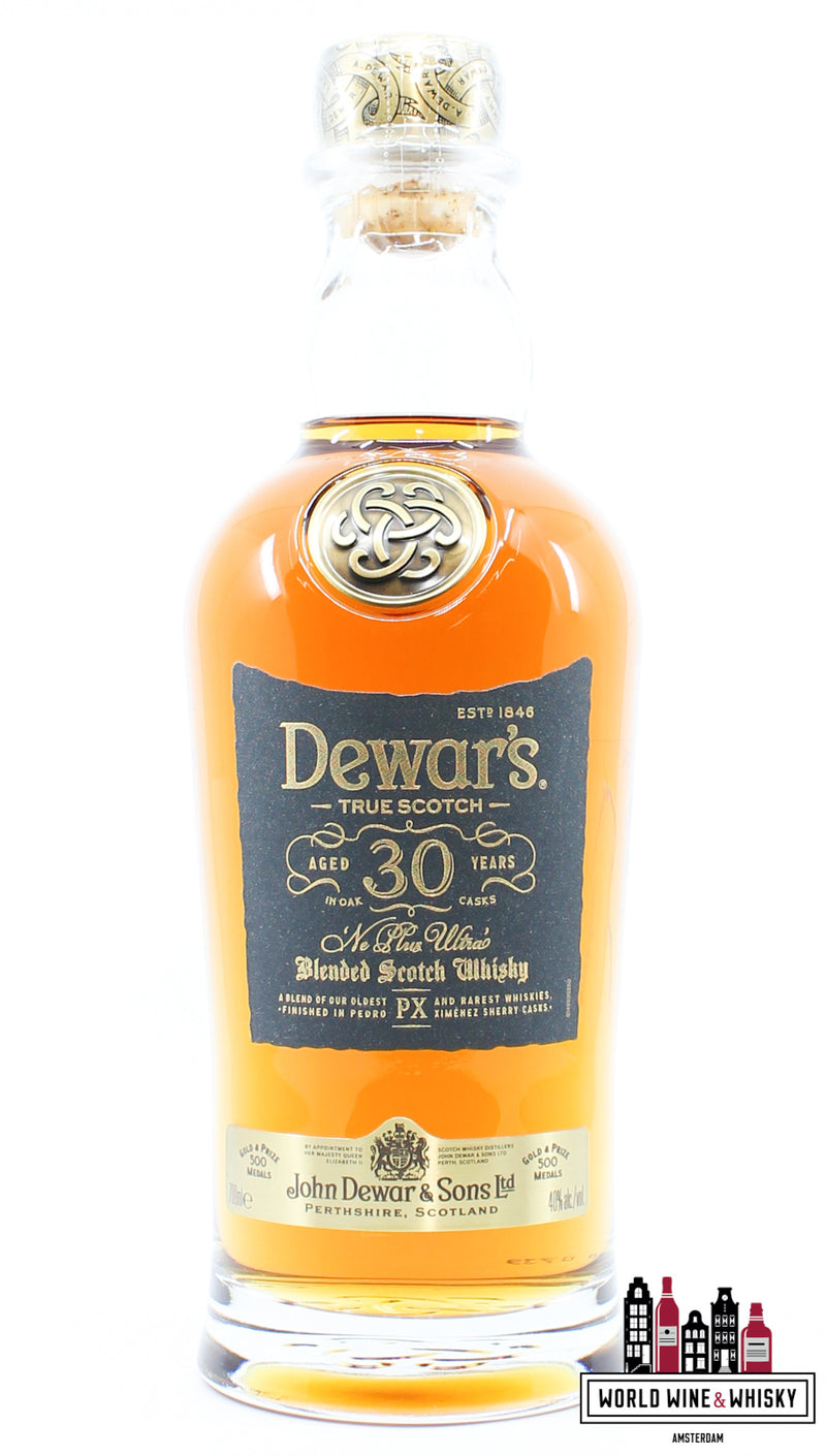 Dewar's 30 Years Old 2015 - True Scotch - Ne Plus Ultra - Exclusief voor wereldwijde reizen 40%