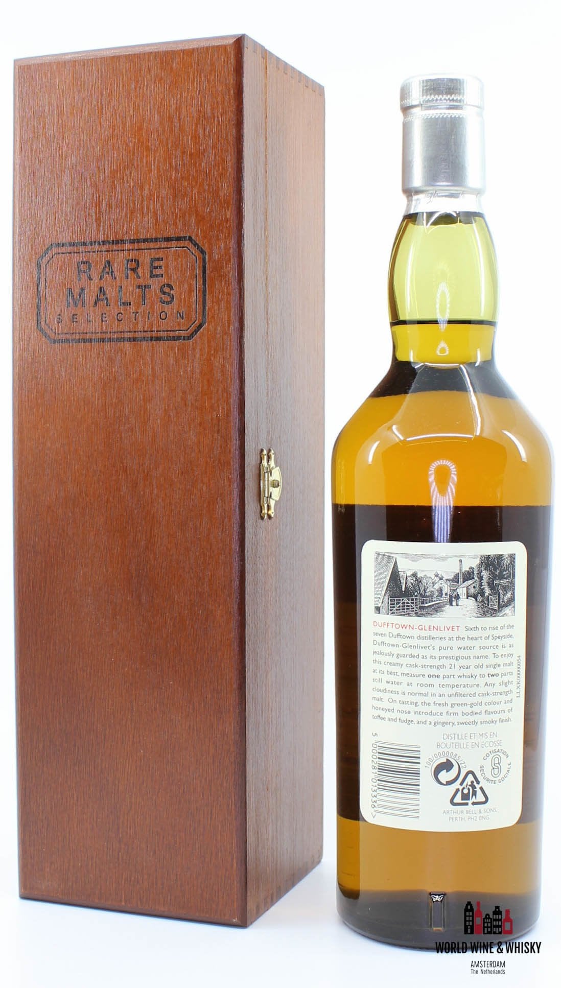 Dufftown-Glenlivet 21 Years Old 1975 1997 Rare Malts Selection 54,8% (in houten doos)