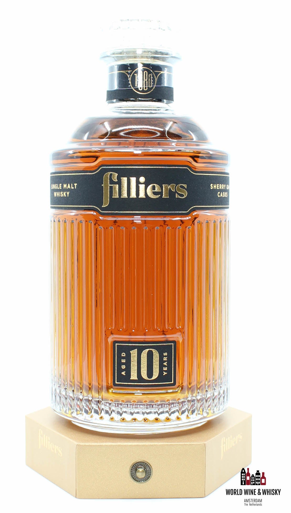 Filliers 10 Years Old 2019 - Batch 1 - Limited Release - Belgische Whisky 43% (1 van 2000)