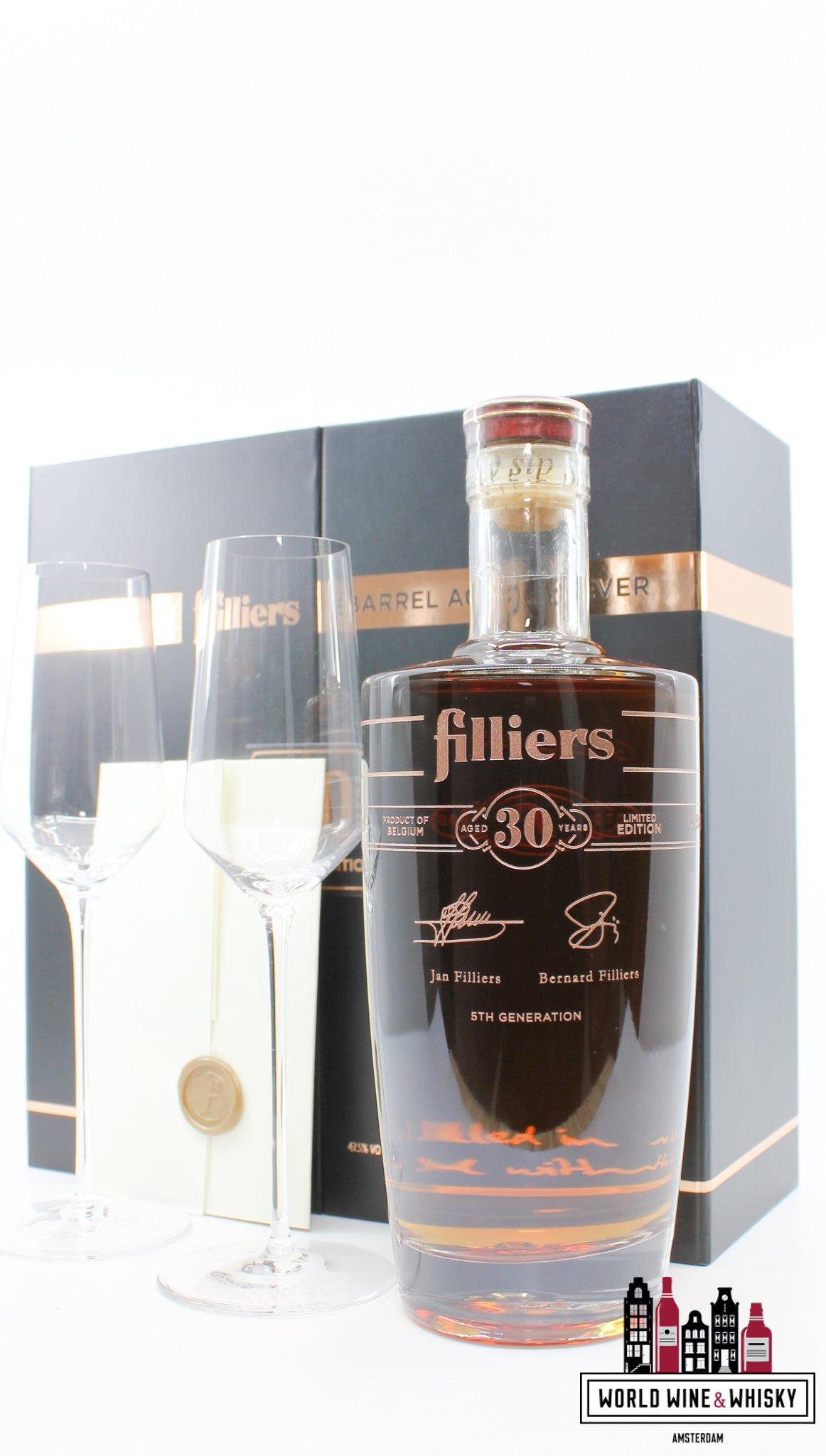 Filliers 30 Years Old 1991 2021 - Limited Edition - Barrel Aged Genever 47,5% (1 van 360)
