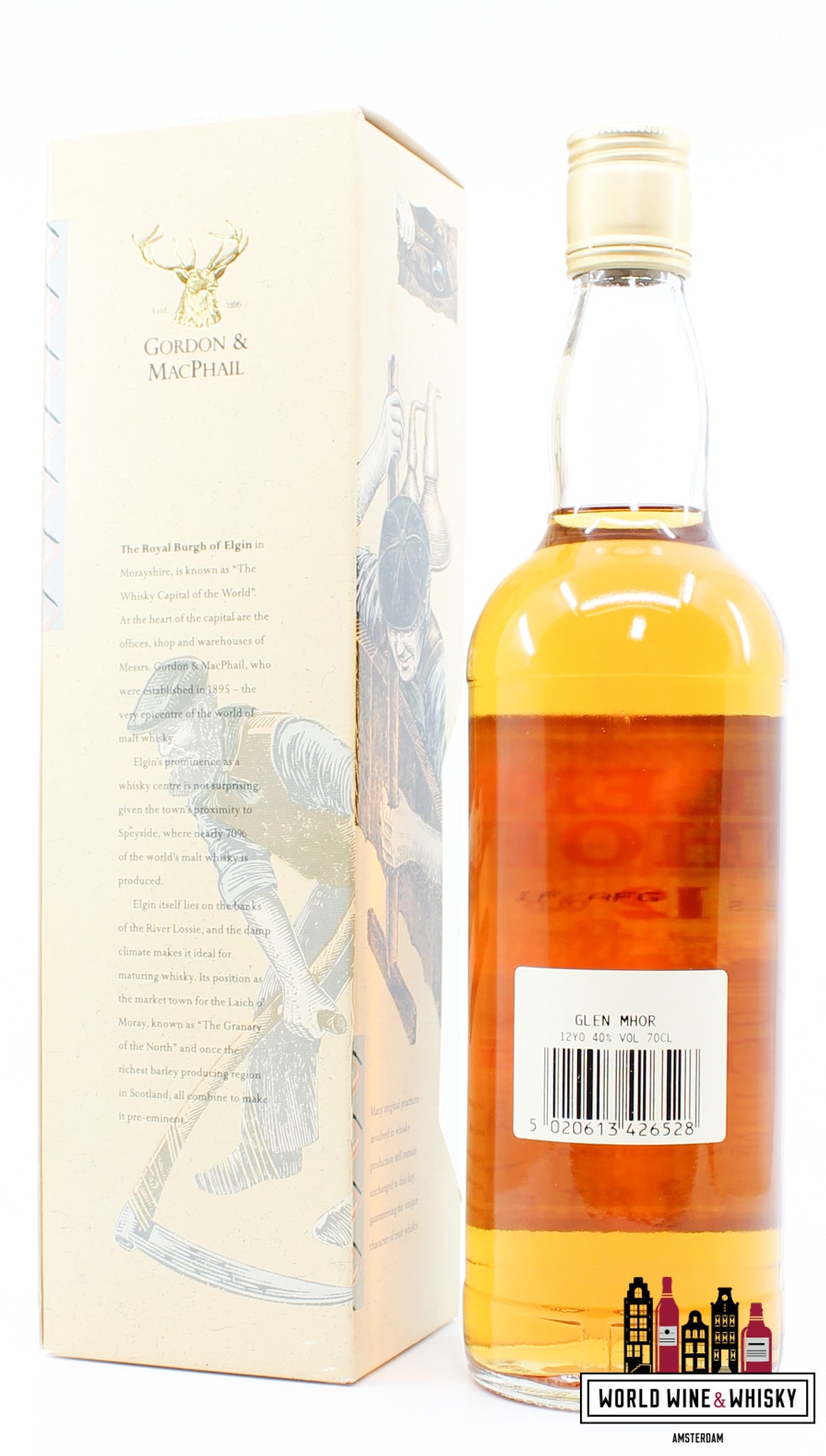 Glen Mhor 12 Years Old 1996 - Zeldzame Old Highland Malt - Gordon &amp; MacPhail 40%