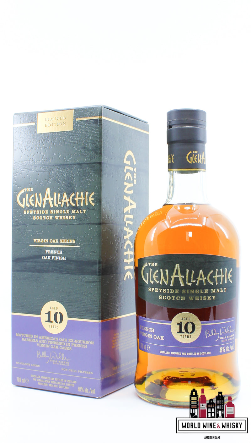 Glenallachie 10 jaar oud 2022 - Virgin Oak-serie - Franse eiken afwerking 48%