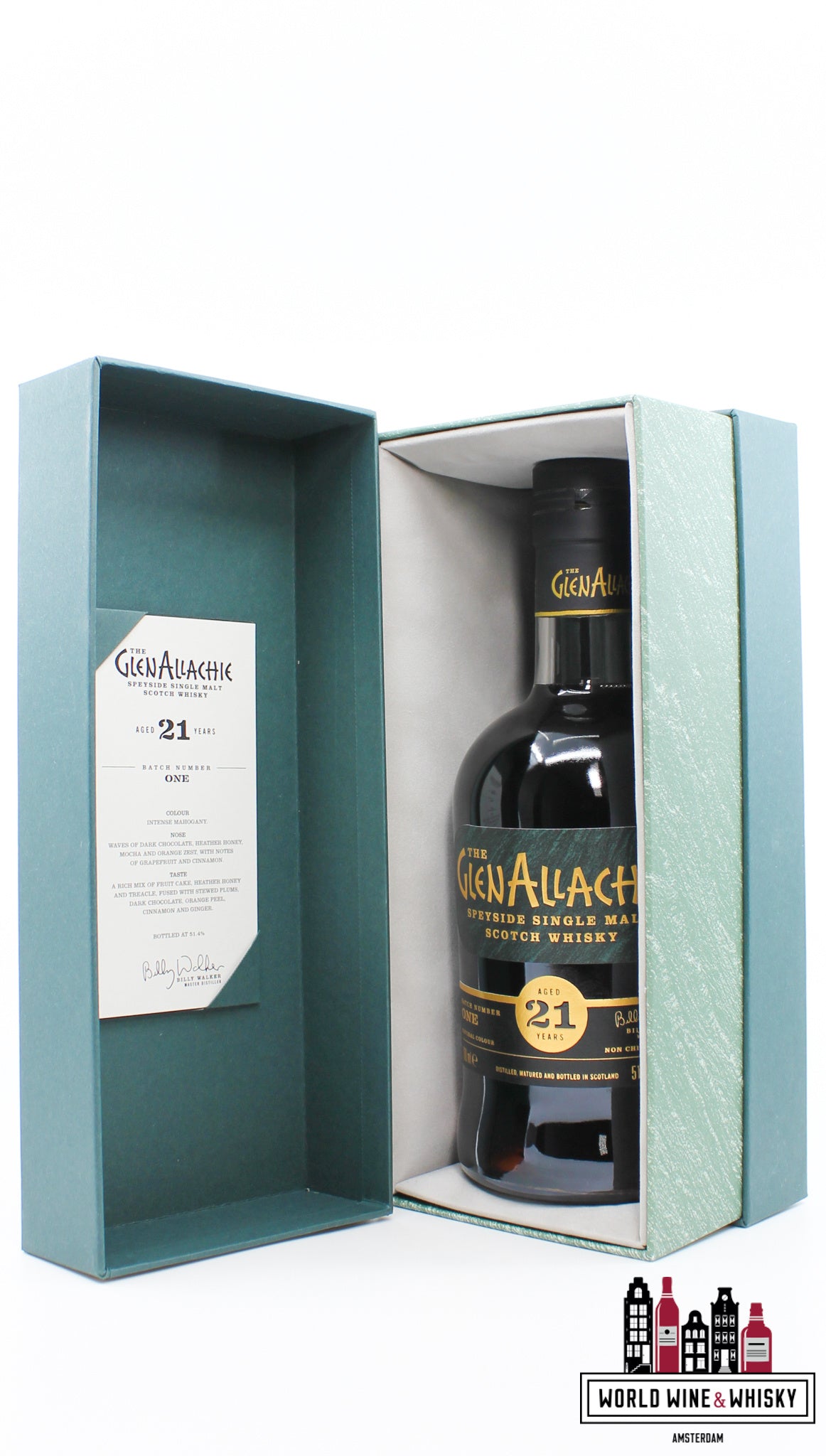 Glenallachie 21 jaar oud 2020 - Batchnummer één 51,4% (1 van 1600)