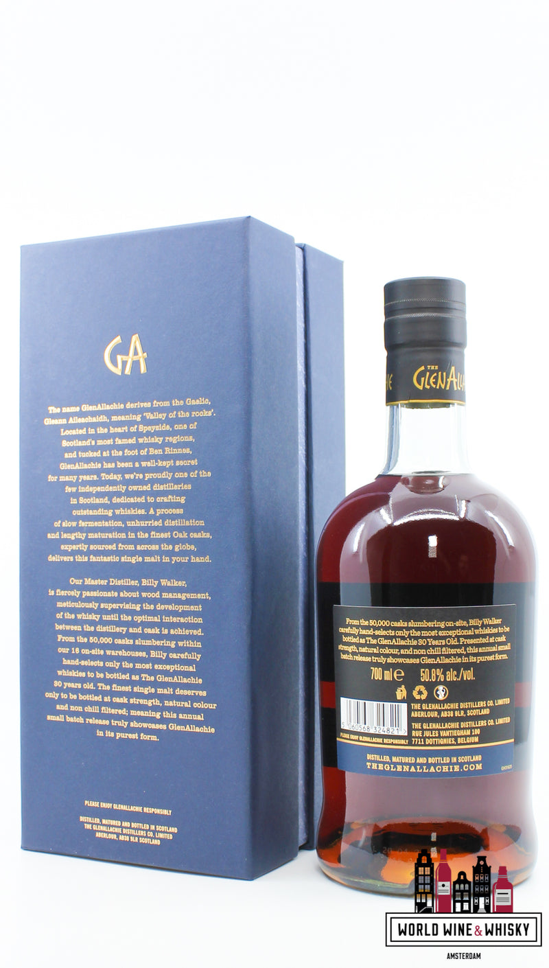 Glenallachie 30 jaar oud 2022 - Batchnummer twee 50,8% (1 van 2000)
