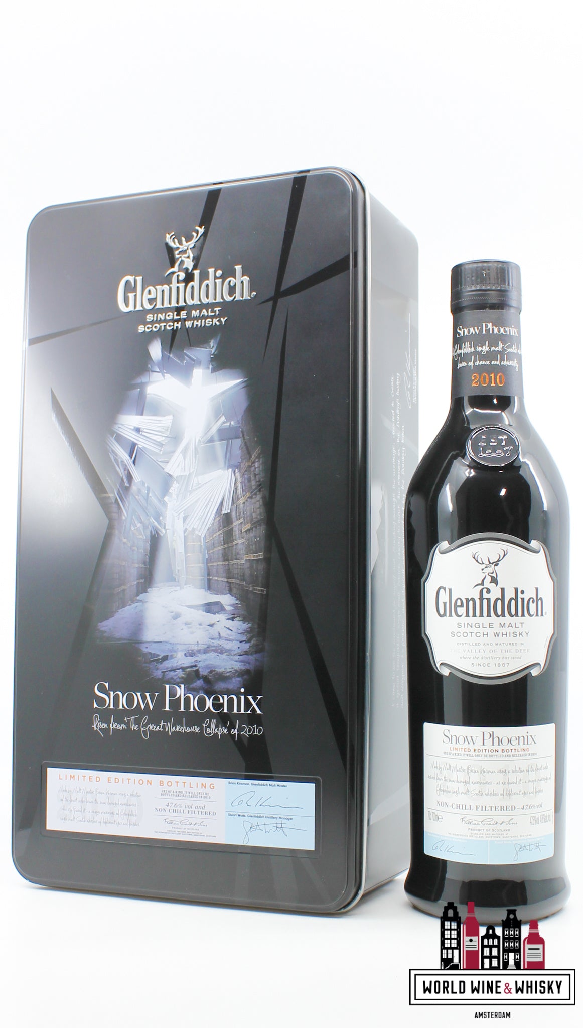 Glenfiddich 2010 - Snow Phoenix - Limited Edition Bottling 47,6% (1 van 12.000)