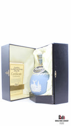 Glenfiddich 21 Years Old 1987 - Blauwe Wedgwood "Jasper" karaf 43% 750ml (in luxe koffer)