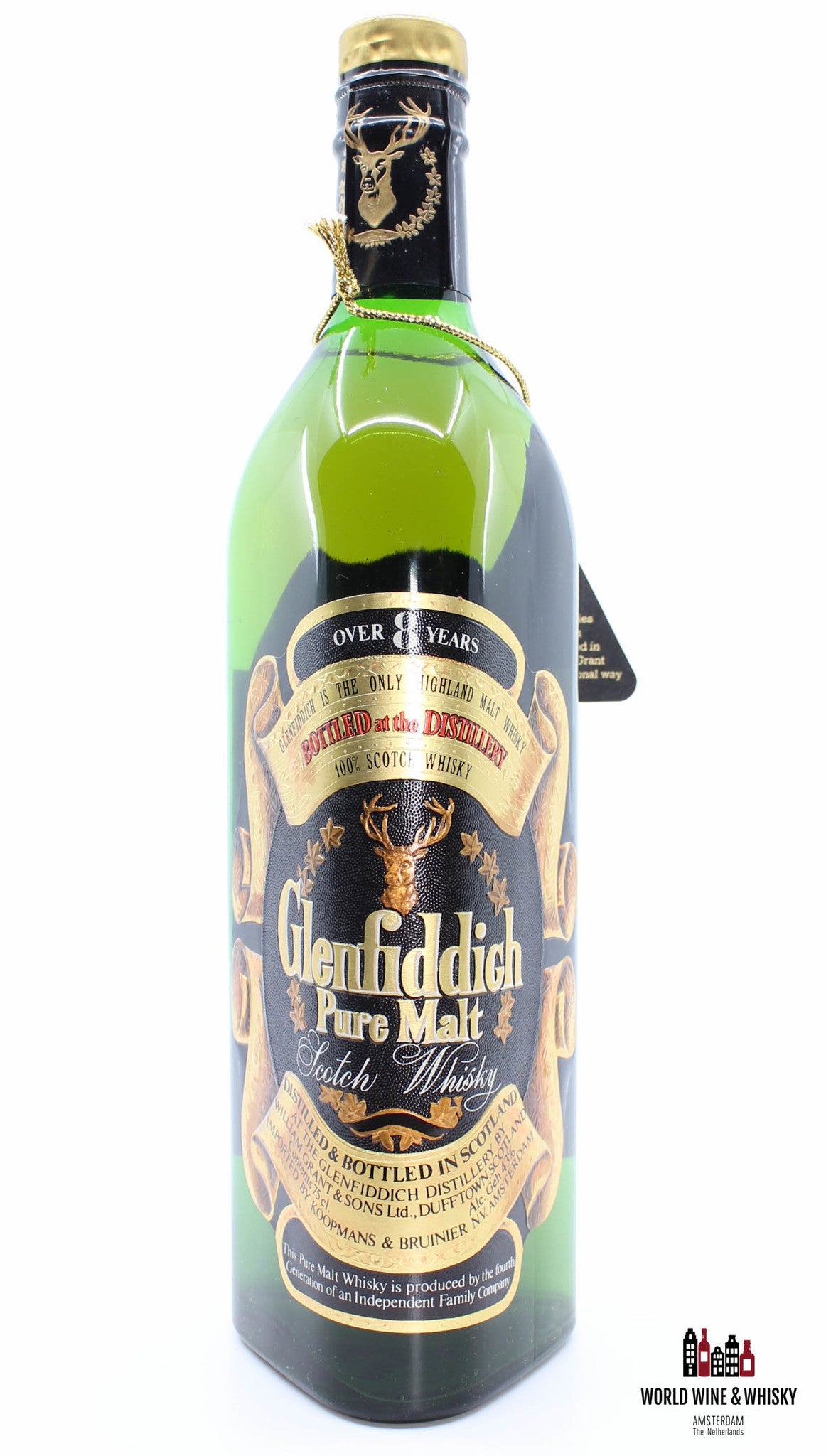 Glenfiddich 8 Years Old Pure Malt 43% 750ml (gebotteld in de jaren 70)
