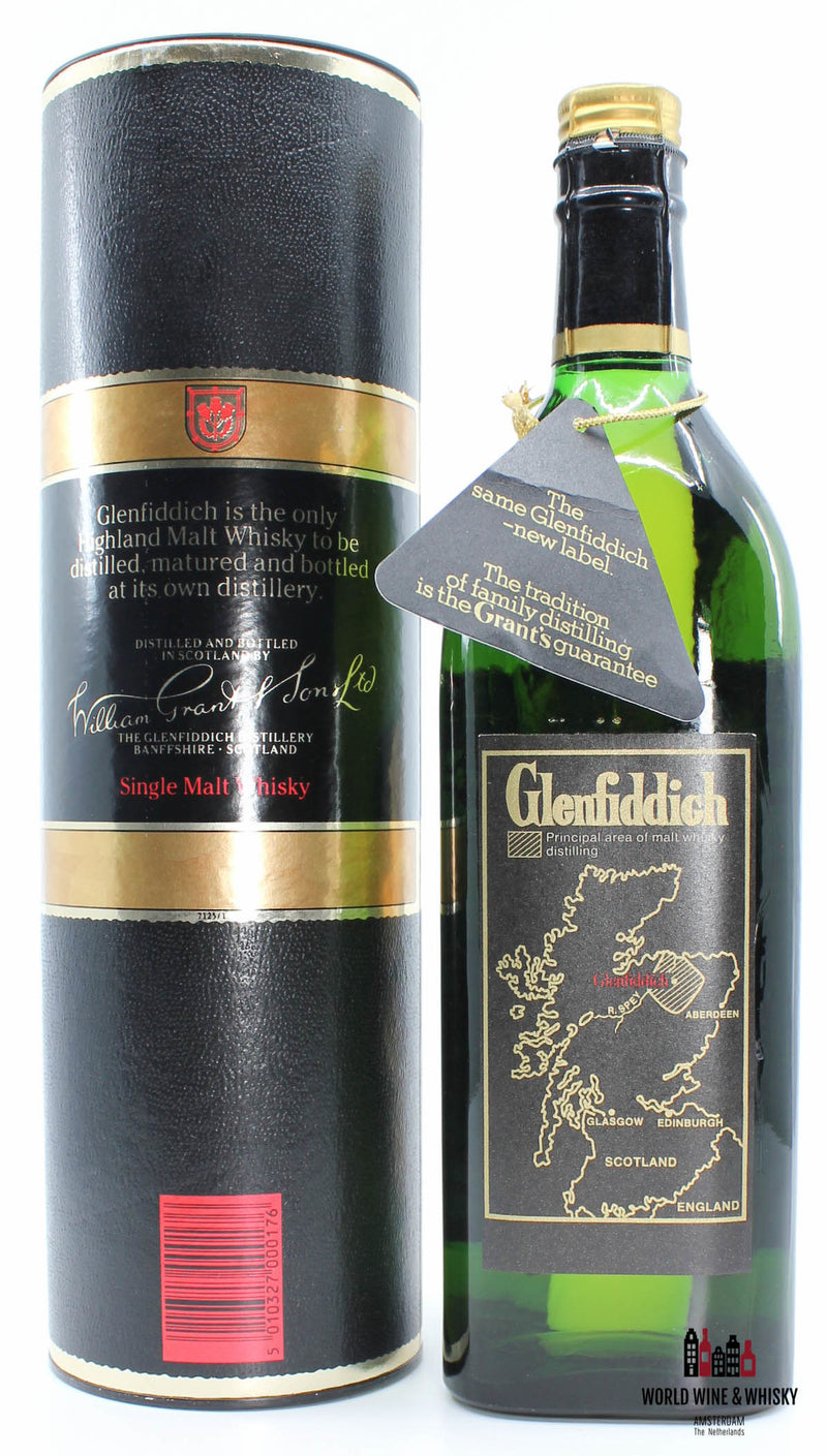 Glenfiddich 8 Years Old Pure Malt 43% 750ml (gebotteld in de jaren 70/80)