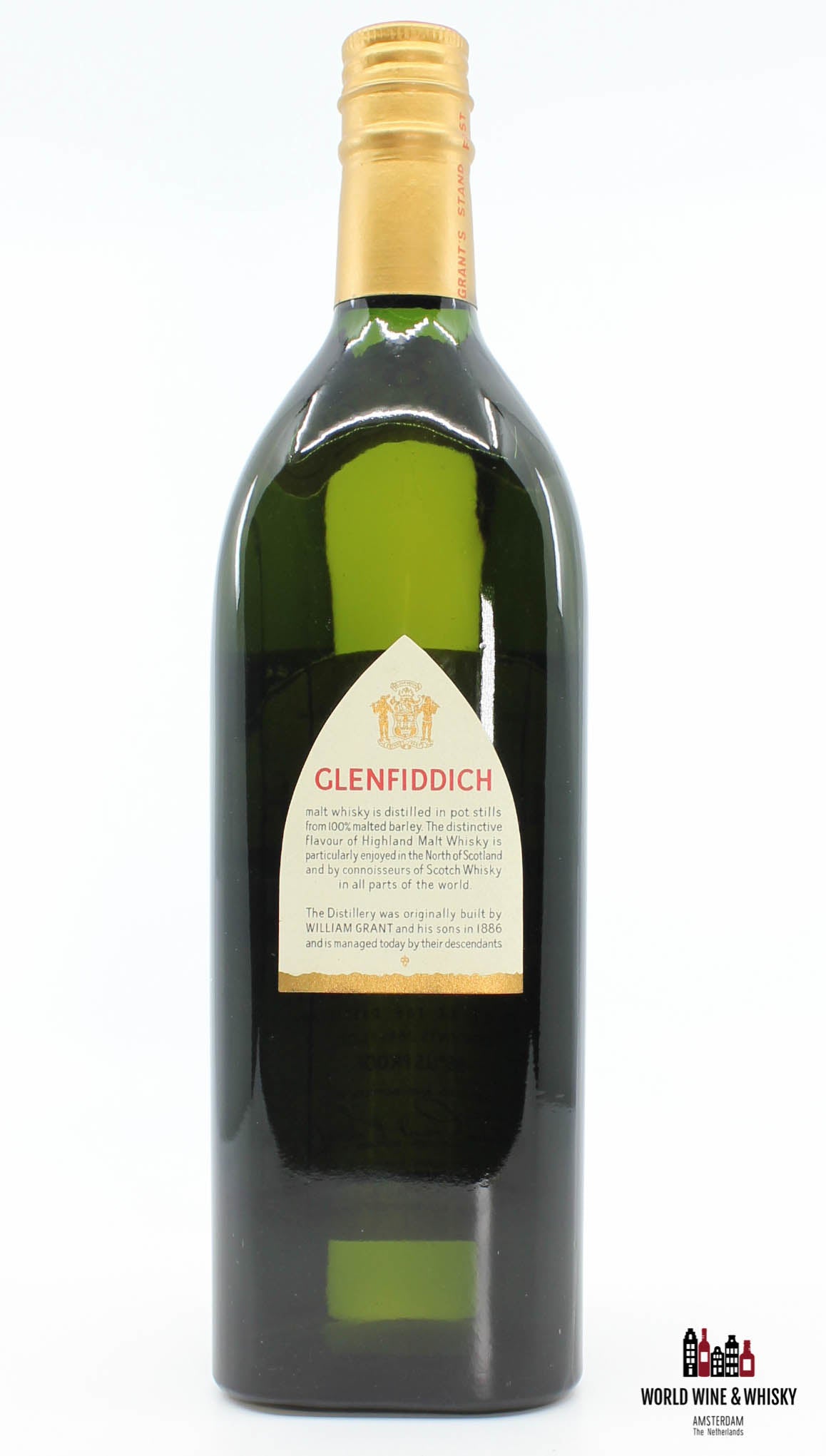 Glenfiddich Straight Malt 8 jaar oud - Gebotteld in 1960 - 86 US Proof (8 YO-etiket in de nek)