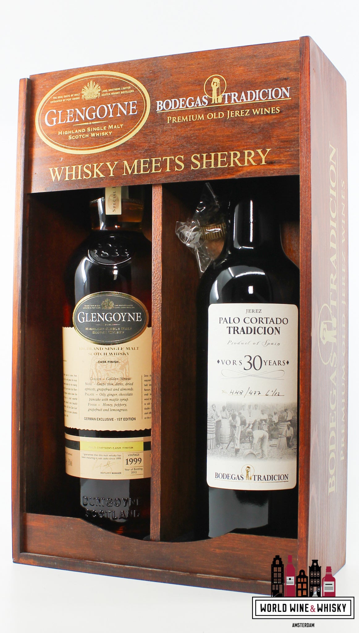 Glengoyne 1999 2012 - Palo Cortado Cask Finish - Exclusief voor Duitsland - 1e editie 53,8% (1 van 477)